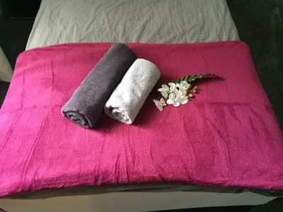 Ein Bett oder Betten in einem Zimmer der Unterkunft Haus Gerry