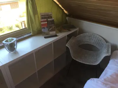 Ein Bett oder Betten in einem Zimmer der Unterkunft Düsseldorfer Privatzimmer