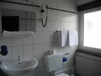 Ein Badezimmer in der Unterkunft Paciello Restaurant Hotel