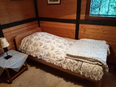Ein Bett oder Betten in einem Zimmer der Unterkunft Opdenberg