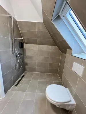 Ein Badezimmer in der Unterkunft Pension-Sendis