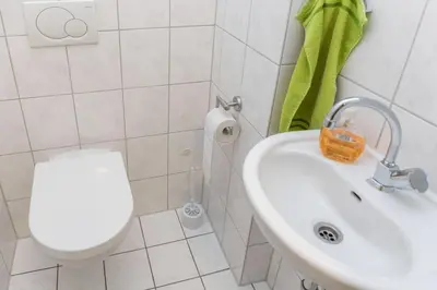 Ein Badezimmer in der Unterkunft Apartment Wideystrasse