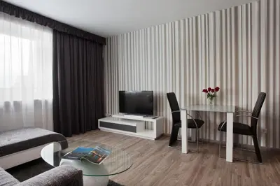 TV/Unterhaltungsangebot in der Unterkunft Boardinghouse Düsseldorf