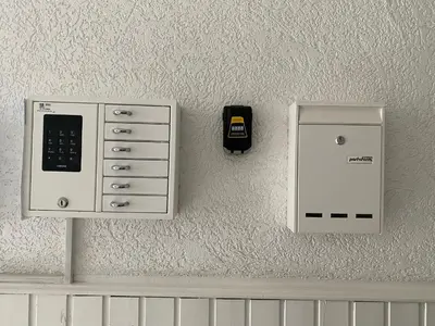 Grundriss der Unterkunft House-In Apartments Essen - Free Parking - WiFi - Kitchen