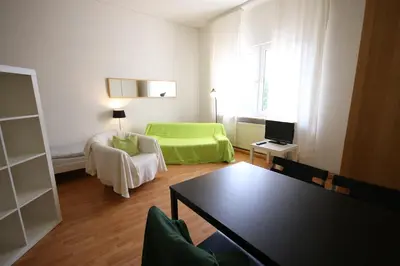Ein Bett oder Betten in einem Zimmer der Unterkunft Moderne Studio Apartments und 120qm Wohnungen in Oberhausen, ideal für Geschäftsreisende und Monteure