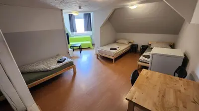 Ein Bett oder Betten in einem Zimmer der Unterkunft Moderne Studio Apartments und 120qm Wohnungen in Oberhausen, ideal für Geschäftsreisende und Monteure