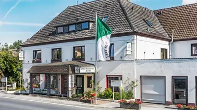 Das Gebäude in dem sich das Hotel befindet