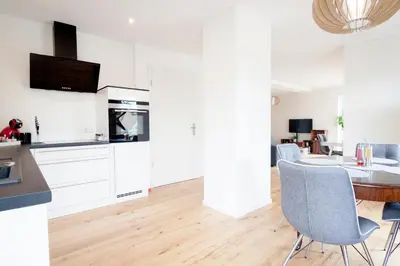Küche/Küchenzeile in der Unterkunft Penthouse M
