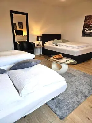 Ein Bett oder Betten in einem Zimmer der Unterkunft My Sweet Home City