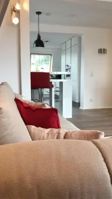 Ein Sitzbereich in der Unterkunft Stadtvilla Kö97 - Apartment Relax
