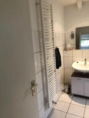 Ein Badezimmer in der Unterkunft Ferienwohnung Wuppertal Ronsdorf Elias Eller