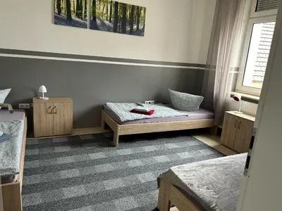 Ein Bett oder Betten in einem Zimmer der Unterkunft Apartment Breite Str. 83