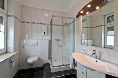 Ein Badezimmer in der Unterkunft Hotel Jammerkrug
