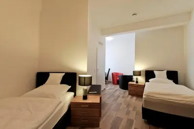 Ein Bett oder Betten in einem Zimmer der Unterkunft Hotel Jammerkrug