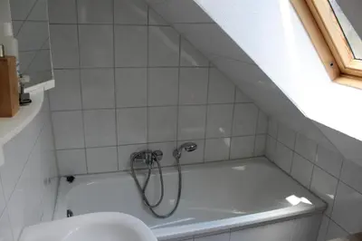 Ein Badezimmer in der Unterkunft Grüner Blick