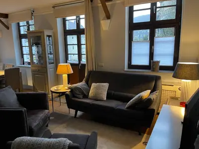 Ein Sitzbereich in der Unterkunft Bürgerhaus Langenberg