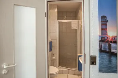 Ein Badezimmer in der Unterkunft Hotel Böving
