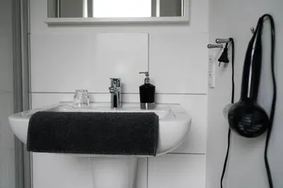 Ein Badezimmer in der Unterkunft Hostel Nordkirchen by Frerichmann