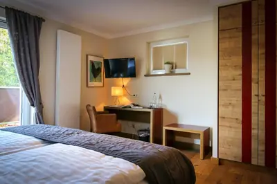 Ein Bett oder Betten in einem Zimmer der Unterkunft Overkamp