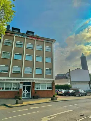 Das Gebäude in dem sich das Hotel befindet
