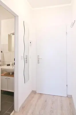 Ein Badezimmer in der Unterkunft apartmondo Monteurapartments