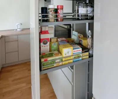Küche/Küchenzeile in der Unterkunft Modernes, sonniges Appartement im Herzen von Düsseldorf
