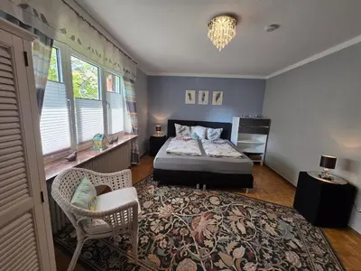 Ein Bett oder Betten in einem Zimmer der Unterkunft HR Townhouse Honigbach