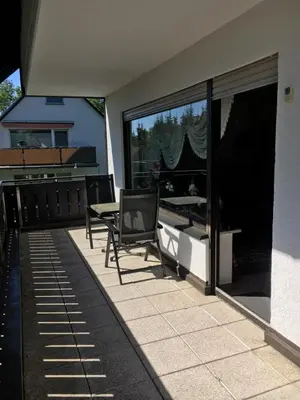 Ein Balkon oder eine Terrasse in der Unterkunft VormHolte