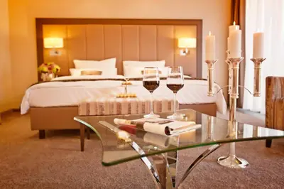 Getränke in der Unterkunft Favor Hotel Königsallee