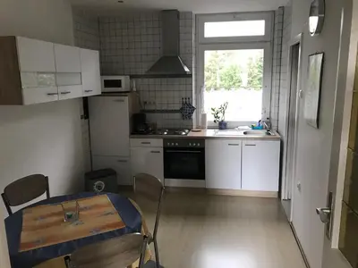 Küche/Küchenzeile in der Unterkunft Ferienwohnung Wieneke