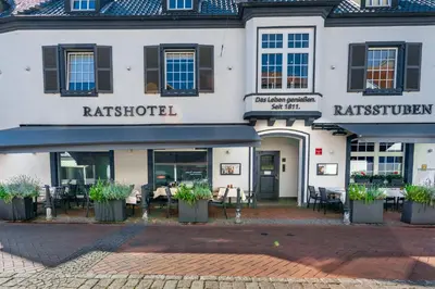 Das Gebäude in dem sich das Hotel befindet
