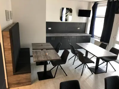 Ein Sitzbereich in der Unterkunft Casino Hotel Hamm