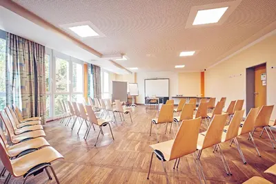 Der Geschäftsbereich oder Konferenzraum in der Unterkunft DJH Jugendherberge Hagen