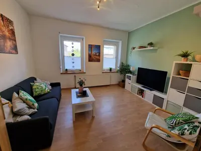 TV/Unterhaltungsangebot in der Unterkunft Gästewohnung am Mommbach