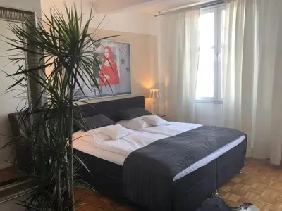 Ein Bett oder Betten in einem Zimmer der Unterkunft Hotel SchlossStuben