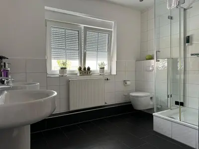 Ein Badezimmer in der Unterkunft Hotel SchlossStuben