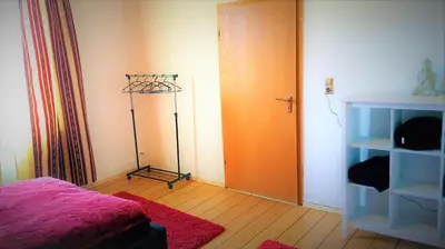 Ein Bett oder Betten in einem Zimmer der Unterkunft Monteur Apartment Scarlett