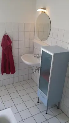 Ein Badezimmer in der Unterkunft Glück Auf! Urlaub und Erholung in Duisburg