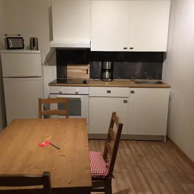 Küche/Küchenzeile in der Unterkunft Monteurhome-Hagen
