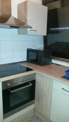 Küche/Küchenzeile in der Unterkunft Ferienwohnung Klaus