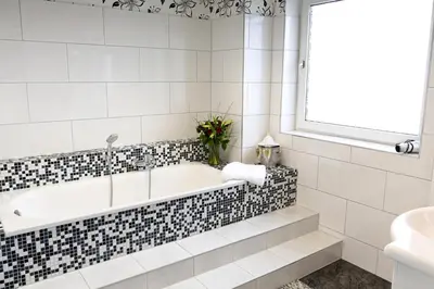 Ein Badezimmer in der Unterkunft Suite-Apartment-Essen