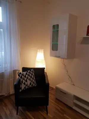 Ein Sitzbereich in der Unterkunft Fewo Faubel Centro 44 m2