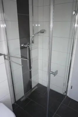 Ein Badezimmer in der Unterkunft Appartement mit Aussicht