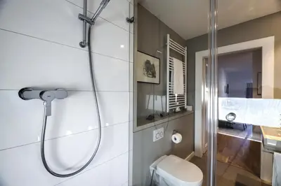 Ein Badezimmer in der Unterkunft Privatzimmer Schönfelder
