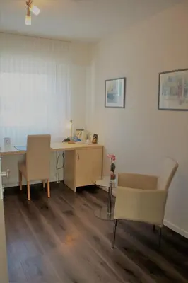 Ein Sitzbereich in der Unterkunft Hotel-Restaurant Zum Schwanen