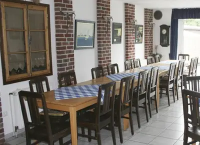 Ein Restaurant oder anderes Speiselokal in der Unterkunft Landgasthof zum Hasen
