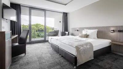 Ein Bett oder Betten in einem Zimmer der Unterkunft Das Vesper