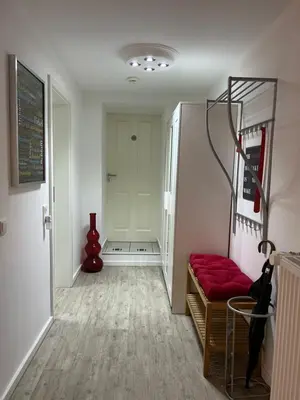 Ein Bett oder Betten in einem Zimmer der Unterkunft Stilvolles Appartement