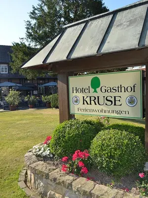 Ein Garten an der Unterkunft Hotel Gasthof Kruse