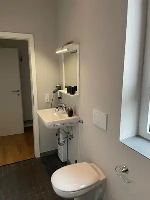 Ein Badezimmer in der Unterkunft Gästehaus LeLo 3